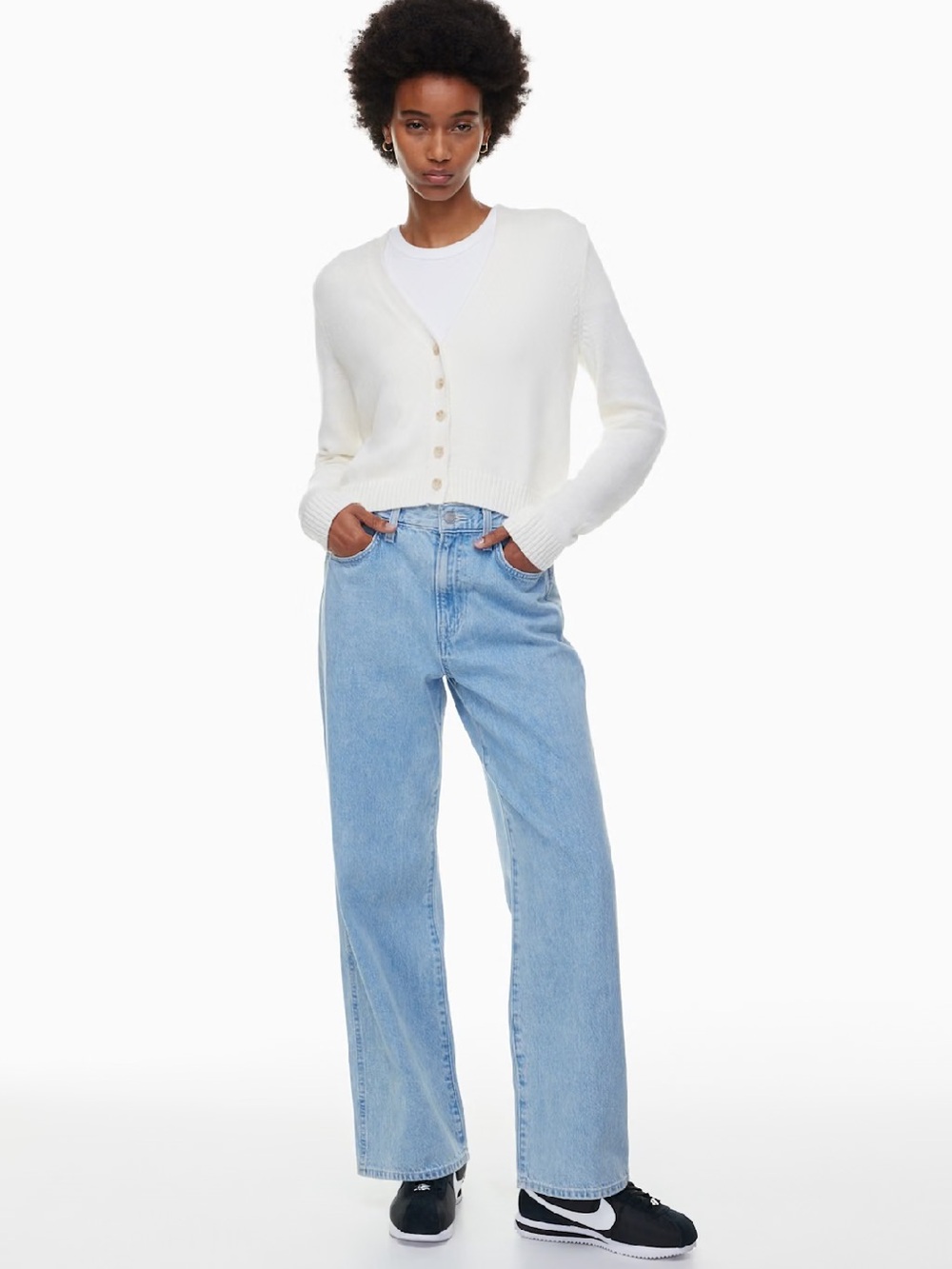 Aritzia Sunday Best High-Waisted Wide Leg Jupiter Jeans Sz 4